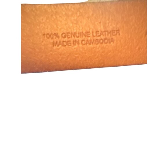 J. Crew Mens Genuine Leather Classic Traditional Belt size 38 - Picture 5 of 5
